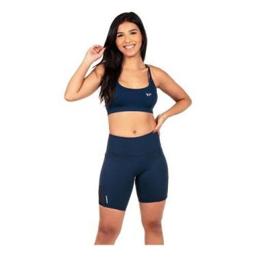 Imagem de Conjunto Top E Short Tela Com Bolso Para Corrida Fitness - ElementFit,