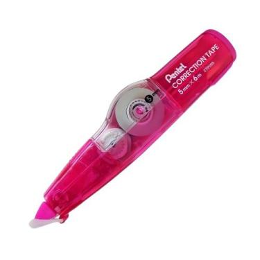 Imagem de Fita corretiva 5mmx6mt + refil pentel escolha a cor, ROSA