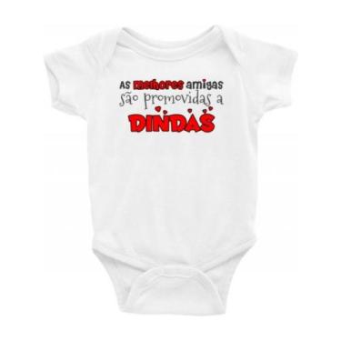 Imagem de Roupa Body Bebê bebe infantil As melhores amigas são promovidas a dind