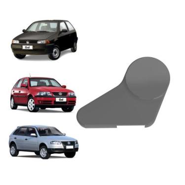 Imagem de Capa Lateral Banco Fechada Lado Mot. Esq. Gol G2 G3 G4 Preto - PLASTCA