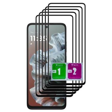 Imagem de 5x Pelicula Vidro 3d Proteção Temperado Para Moto G35 - Mustangshop