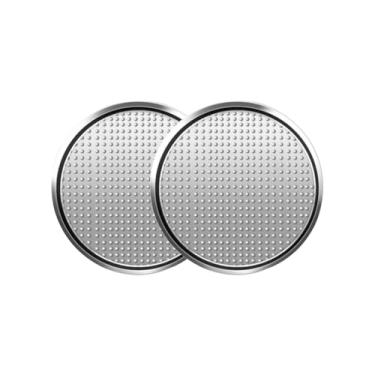 Imagem de Bateria de botão recarregável, baterias de botão, Baterias redondas planas recarregáveis ​​3.6V LIR2032, 2X baterias de íon redondas planas para dispositivos eletrônicos