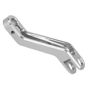 Imagem de Substituição do Chapeamento de Alumínio Extensão do Balancim do Freio Traseiro Motocicleta para 150 Freio L é Fácil você Atualizar Sua Instalação é Adequado de (Prata)