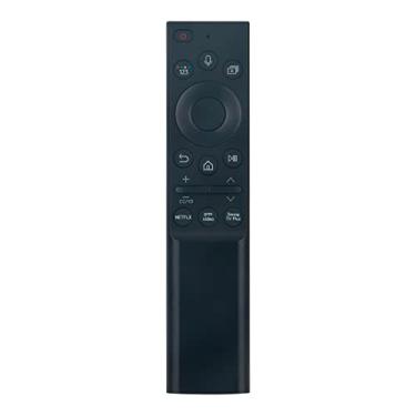 Imagem de PerFascin Controle remoto de voz de substituição para TVs Samsung 2021, Smart TV Neo QLED 8K QN850A QN900A QN800A QN90A QN9DA QN85DA QN84A QN90A QN85A; QLED 4K TV Q80A Q8DA Q70A Q7DA Q60A; The Frame