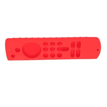 Imagem de Capa Protetora de Silicone Akozon para Controle Remoto Fire TV Stick 3ª Geração – Durável, Leve, Antiderrapante, Fácil de Segurar, Capa Remota de TV (Conjunto Vermelho)