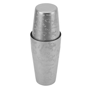 Imagem de Misturador de Vinho Margarita Shaker Shaker de Bebidas de Aço Inoxidável Sem Vazamentos Copo de Mistura de Bebidas Bar Copo de Agitação de Vinho para Iniciantes e Bartenders