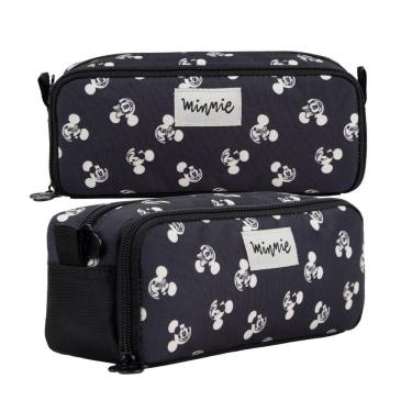 Imagem de Estojo Duplo Escolar Infantil Minnie Mouse Disney
