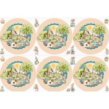 Imagem de Tecido Estampado Para Patchwork - Storia Stampa Páscoa : Jogos Souspla
