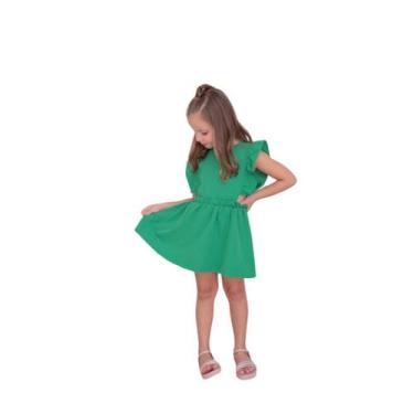 Imagem de Vestido Infantil Camponesa Rodado Ciganinha Moda Evangélica Menina Bra