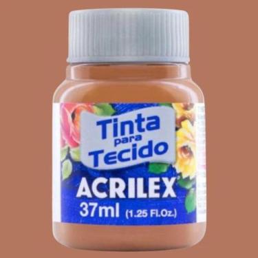 Imagem de Tinta Tecido Acrilex 37ml Cores em , JATOBA - 997