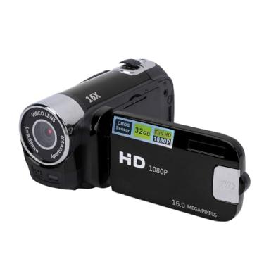 Imagem de Gravador de Câmera de Vídeo Em Zoom Digital Com Luz de Preenchimento 16mp 1080p para Recorde de Crescimento de Viagens, Suporte a Selfie, Saída HD, Adequada para o Recorde do