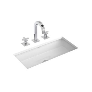 Imagem de Cuba de Embutir Retangular Branco 590 x 350 x 135mm - Deca - L.1071.17