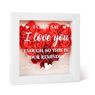 Imagem de Apjielop Presentes De Dia Dos Namorados Para Ela E Ele - Caixa De Rosas Eternas, Presentes De Casamento Para Casal, Presentes Românticos Para Ela, Presentes De Eu Te Amo Presentes De Aniversário Par