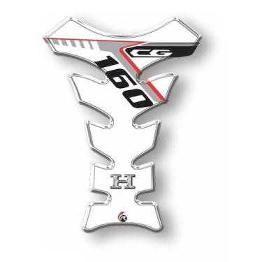 Imagem de Adesivo Protetor Tanque Tankpad Honda Cg 160 Branca Resitank