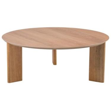 Imagem de Mesa de Centro Para Sala de Estar Pés Madeira Baixa Bulat A03 Hanover 