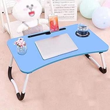 Imagem de Mesa notebook dobravel home office bandeja sofa cama multiuso suporte 
