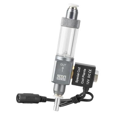 Imagem de Generic Contador de bolhas de CO2 de aquário com válvulas de seleção Equipamento portátil Multifórdico Cabeça única para o regulador do gerador de CO2