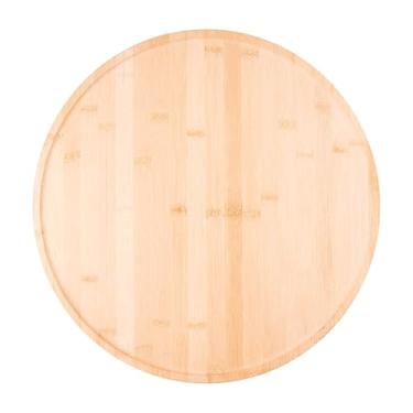 Imagem de LYOR - Tábua Giratória Redonda de Bambu 45cm x 45cm x 2.5cm