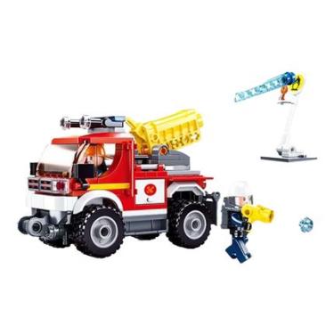 Imagem de Blocos de Montar Caminhão de Bombeiro 192 Peças Multikids - BR2306 BR2306