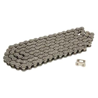 Imagem de JT Corrente JTC420HDR128SL (Série 420) Aço Preto 128 Link Resistente Corrente Não O-Ring com Ligação