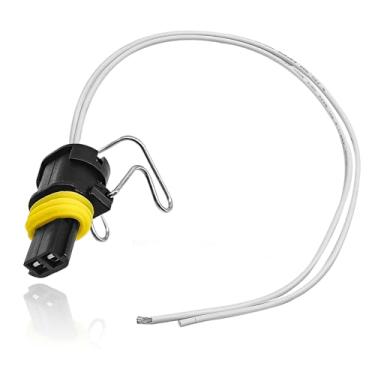 Imagem de SYudwen Conector Pigtail de 2 fios Turbo VGT Solenóide e válvula IPR Pigtail, Chicote de Fiação do Conector Injetor de Combustível Compatível com Chevy Duramax 6.6L e Fd 7.3L 6.0L