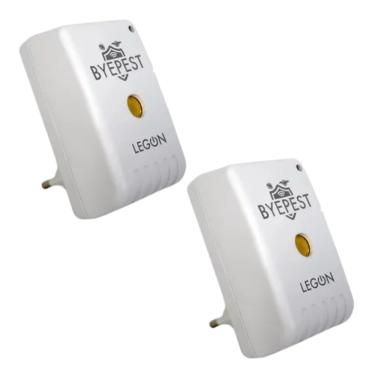 Imagem de Kit 2 Byepest Aparelho Espanta Morcegos e Ratos ByePest Alcance 200 metros Repelente eletrônico Ultrassônico Espanta Roedores
