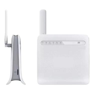 Imagem de ZTE Chip 3G 4G MF253V Modem Roteador Wifi Cor Branco