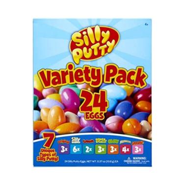 Imagem de 24 ovos de Silly Putty a granel com variedades da Crayola