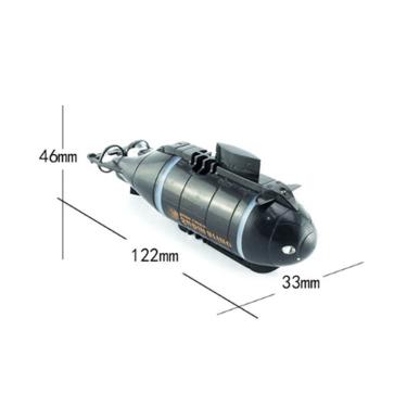 Imagem de 6CH rc Modelo submarino Mini Velocidade sob controle remoto de água Simulação de brinquedo de presente de brinquedo Submarino rc