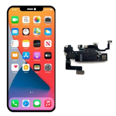 Imagem de Tela Display Lcd Touch Para Iphone 12-12 Pro Oled + Flex Alto Falante