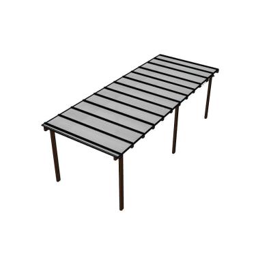 Imagem de Kit Policarbonato Branco 6mm 8,00m X 3,00m - Perfis Naturais