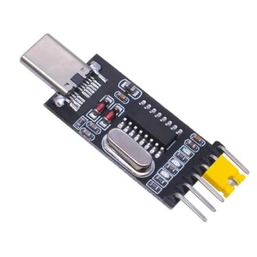 Imagem de NFHK Conversor USB-C Tipo-C Macho para TTL Módulo UART STC Programador Serial CH340G CH340 3,3V 5V Adaptador Substituir PL-2303