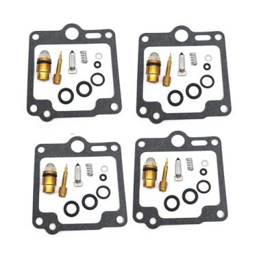 Imagem de Kit de reparo de carburador parafuso de ar de assento de agulha flutuante para Yamaha XJ600H 3KM XJ 600N 3KN 51J XJ 600 XJ600 H N 600H 600N