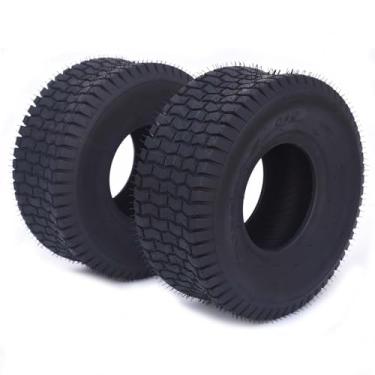 Imagem de KOKEBREN Pneus para cortador de grama 16 x 6,50 – 8-4PR, sem câmara, conjunto de 2, amplamente utilizado em cortadores de grama, cortadores de grama, tratores de jardim