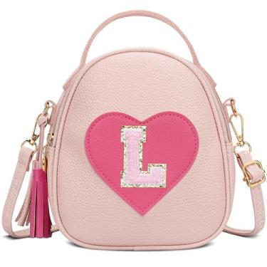 Imagem de CLOUDWINGS Presentes de aniversário para meninas de 3, 4, 5, 6, 7, 8, 9, 10, 11 e 12 anos, bolsa tiracolo infantil, rosa