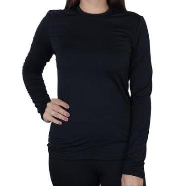 Imagem de Camiseta Feminina Upman ML Térmica Preta - 245RF-Feminino