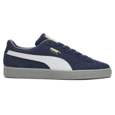 Imagem de PUMA Tênis masculino de camurça clássico passatempo com cadarço casual - azul, Azul, 9