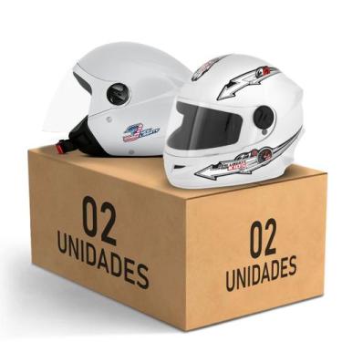 Imagem de Kit 2 Capacete New Liberty 3 Elite + Liberty 4 Kids Feminino Masculino