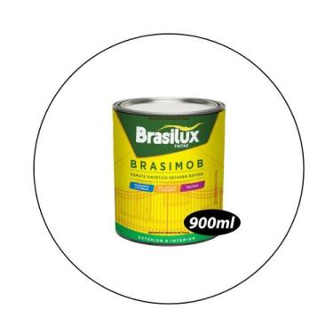 Imagem de Esmalte Sintetico Brasimob Brasilux 900ML, Branco