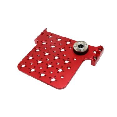 Imagem de Alvins Suporte de extensão lateral de 3 lados para câmera ARRI Alexa Mini expansão painel lateral placa de queijo com M6 3/20.3 cm-16 1/10.2 cm-20 fios, vermelho