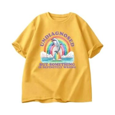 Imagem de Camiseta Feminina Vintage Manga Curta - Estilo Verão, BR-G4, Bj3442, A