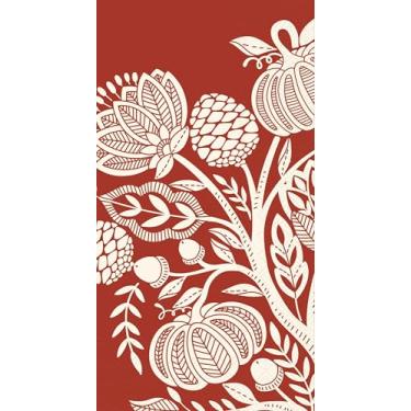 Imagem de IHR Ideal Home Range Guardanapos de jantar toalhas de mão descartáveis de papel de 3 camadas, 21,6 cm x 11,4 cm, Francis (tijolo), 16 unidades