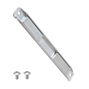 Imagem de Substituição de ímã de porta de chuveiro em U de aço inoxidável - com ímã e parafusos, trava magnética para porta de chuveiro giratória, tira magnética de porta de chuveiro de vidro