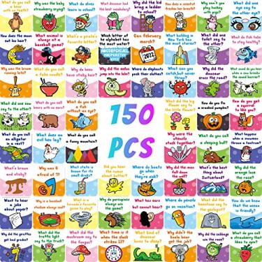 Imagem de 150 Lunch Box Jokes for Kids Lunchbox Notes for Kids Inspirational Motivational Funny School Lunch Notes Lunch Jokes Notes for Kids Boys and Girls Classroom Birthday Party Favor Supplies