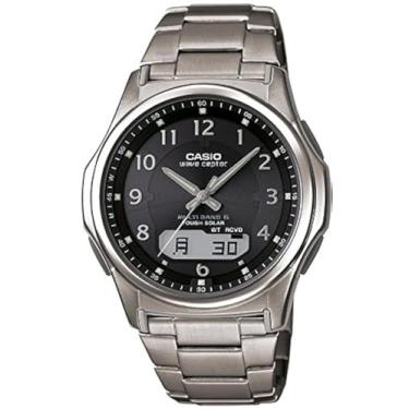 Imagem de CASIO WAVE CEPTOR (WVA-M630TDE-1AJF) Relógio masculino solar com 6 faixas múltiplas, modelo japonês lançado em julho de 2014, Japonês