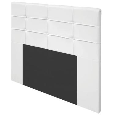 Imagem de Cabeceira Casal Moscou 1,40 m Corano Branco Madeira Industrializada Pallazio