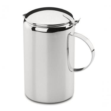 Imagem de Jarra De Suco Inox 1,8 Litros Com Tampa água Bebidas Servir Mesa Posta Chá Café Bar Garrafa