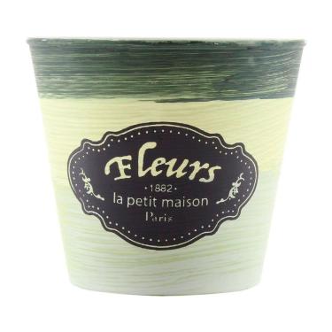 Imagem de Mini Vaso De Planta Cachepot Estampado Decorado 11cm