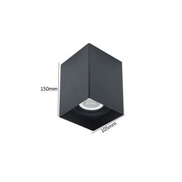 Imagem de Spot De Sobrepor Nordecor Loch Par 20 E27 Quadrado Bivolt