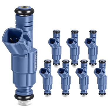 Imagem de STZJAYE Injetores de combustível 0280155849 Conjunto de 8 compatíveis com Chrysler Aspen 2007, para Dodge Dakota 2001-2007, para Durango 2001-2007, para Ram 1500 2002-2007, para Jeep Commander 2006